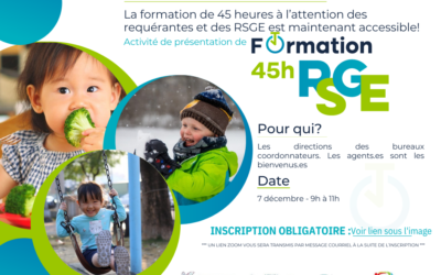 Formation  45 heures RSGE